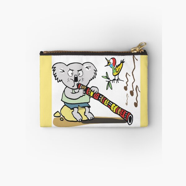 Item preview, Koala playing didgeridoo cartoon designed and sold by Al Benge - NZ & Australian Art.