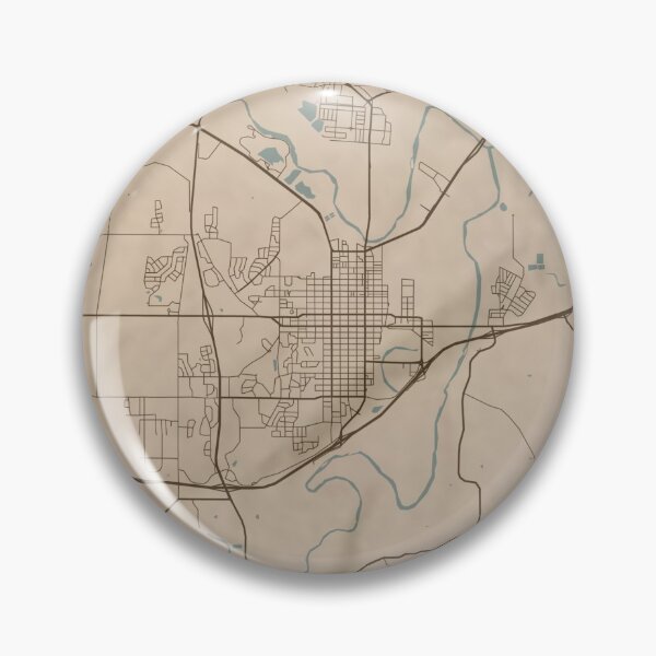 Item preview, Junction City Sepia Map designed and sold by CPTVDesign.