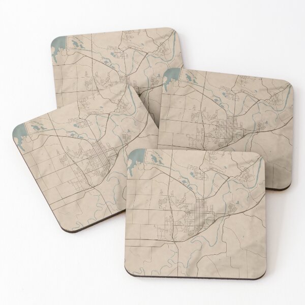 Item preview, Junction City Sepia Map designed and sold by CPTVDesign.