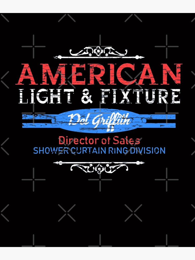 "American Light and Fixture Shower Curtain Division " Poster for Sale