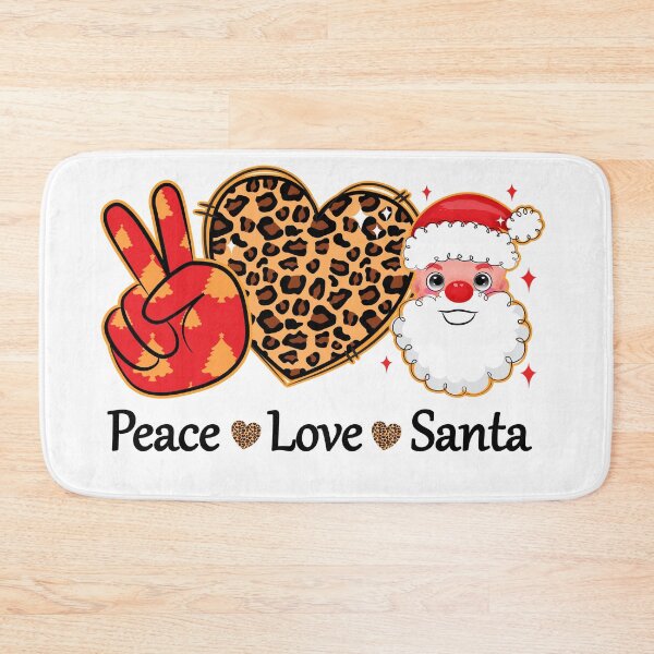 Item preview, Peace Love Santa Leopard Funny Christmas 2020 designed and sold by MisPuHoney.
