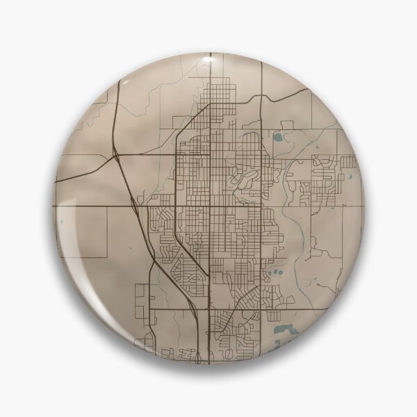 Item preview, Salina Sepia Map designed and sold by CPTVDesign.