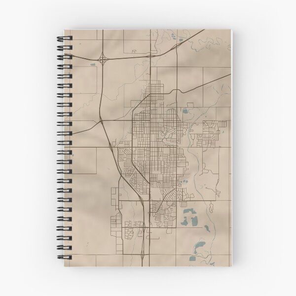 Item preview, Salina Sepia Map designed and sold by CPTVDesign.