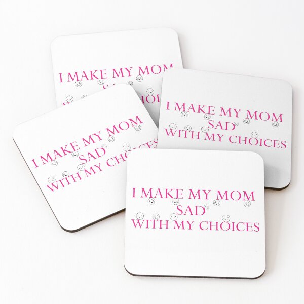 Item preview,  I make my mom sad with my Choices Sticker designed and sold by BadrLuke01.
