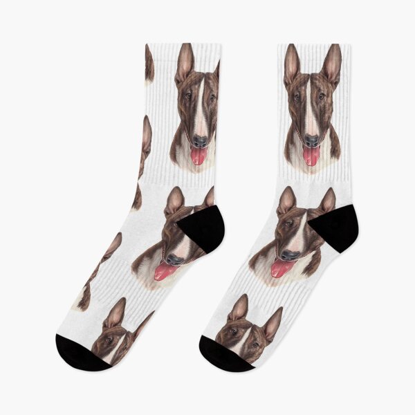 Artikelvorschau, Digital illustrierter Bullterrier entworfen und verkauft von RocketshSD.