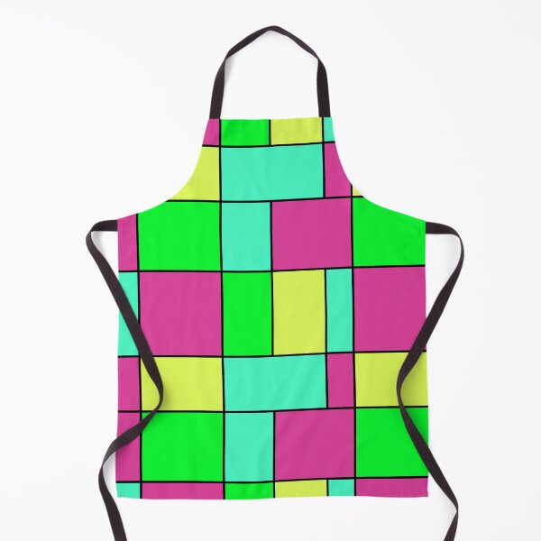 Item preview, An abstract geometric pattern . Cage green , blue , yellow , crimson . designed and sold by fuzzyfox.