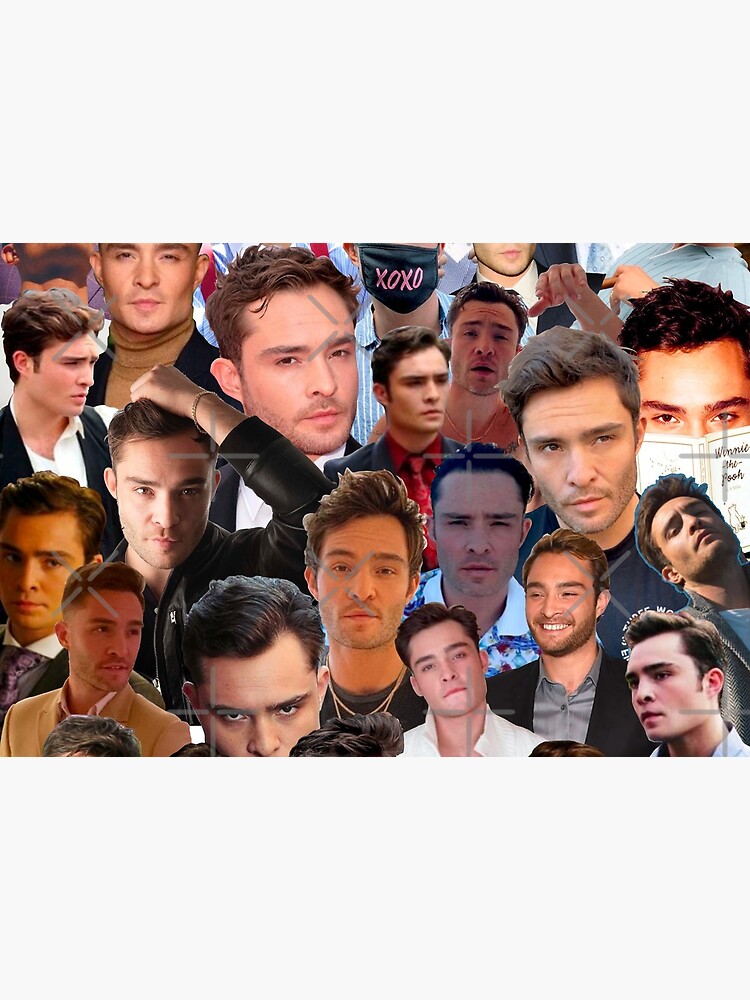 Ed Westwick Photo Collage Mask for Sale by Jess-16