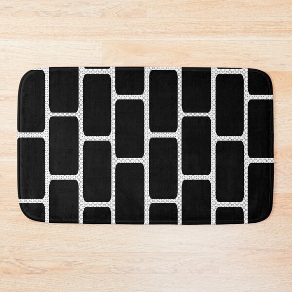 Item preview, Black and white pattern Bricks . designed and sold by fuzzyfox.