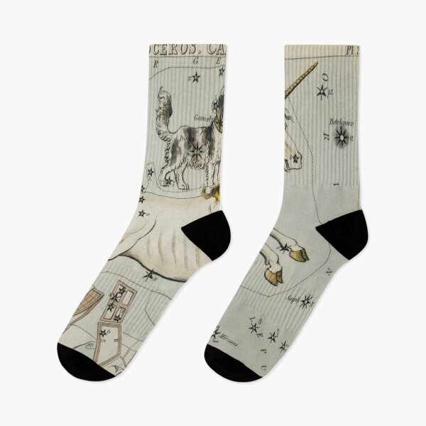 Item preview, Vintage Celestial astronomy unicorn and dog star constellation designed and sold by katakania.