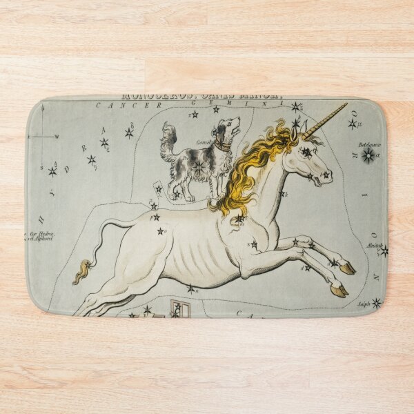 Item preview, Vintage Celestial astronomy unicorn and dog star constellation designed and sold by katakania.