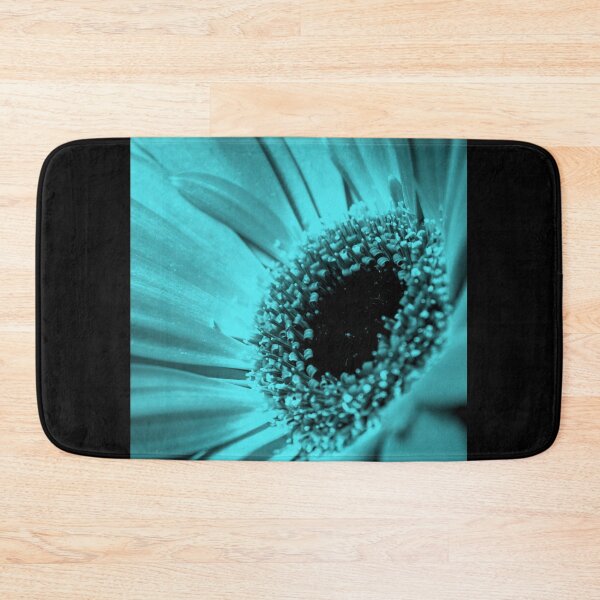 Item preview, Gerbera . Blue background .  designed and sold by fuzzyfox.