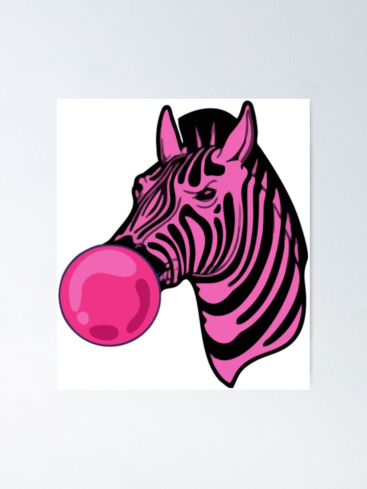 colored zebra gum