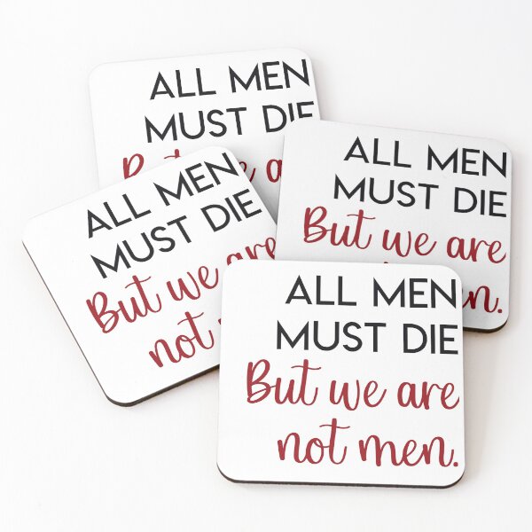 Item preview, All men must die sticker designed and sold by artoffandom.