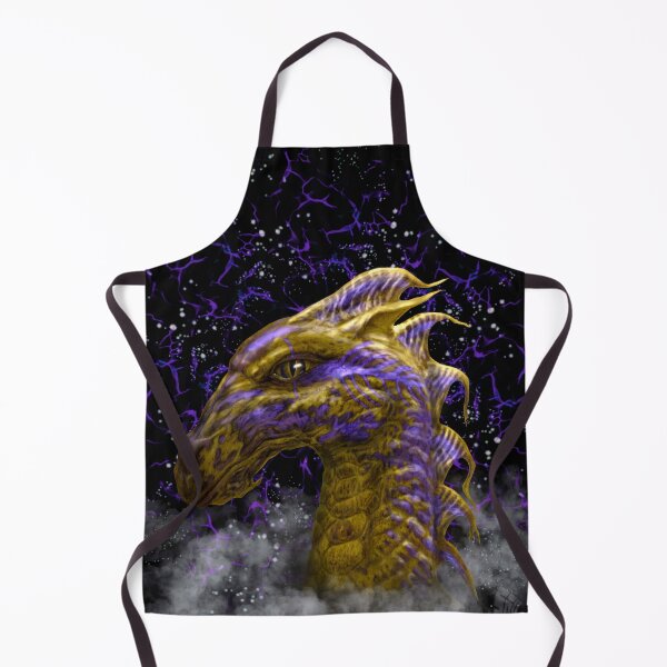Item preview, Golden Purple Dragon Rising in the Mist designed and sold by sodsworld.