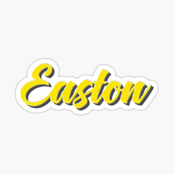 “Easton” Sticker for Sale by ProjectX23 | Redbubble