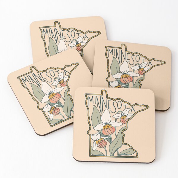 Item preview, Minnesota State Flower Lady Slipper Print designed and sold by jordannic.