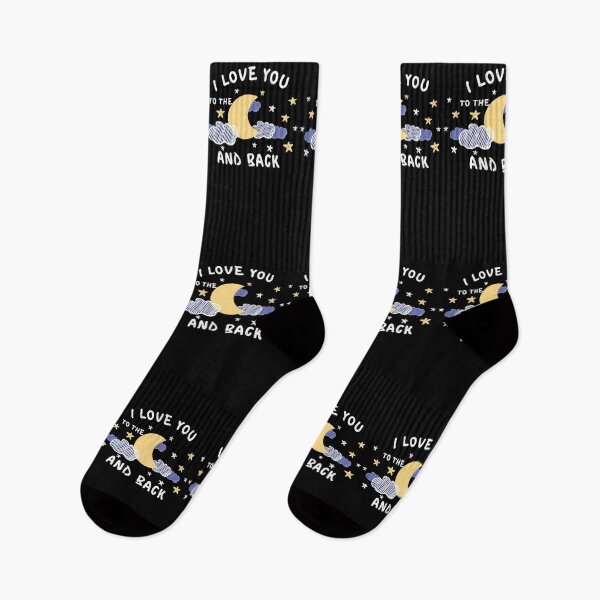 Item preview, I Love You To The Moon And Back designed and sold by YueHeng Creates ⭐⭐⭐⭐⭐.