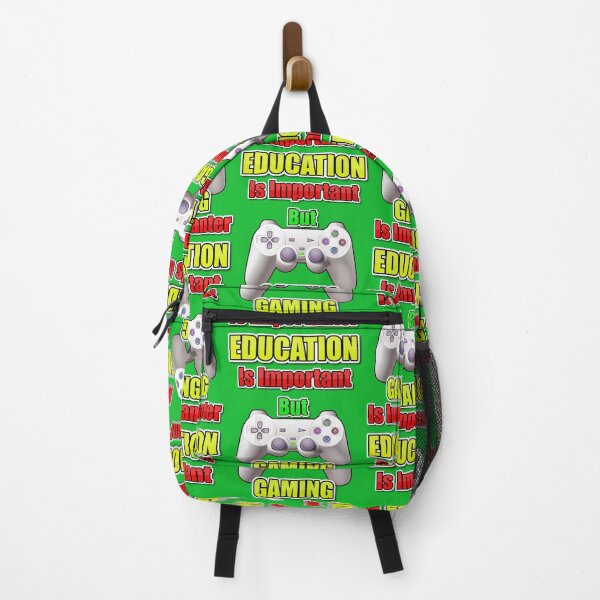 Item preview, Education Is Important But Gaming Is Importanter designed and sold by Fine Art California.