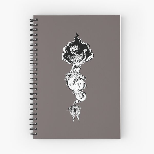 Item preview, Beautiful mermaid girl with evil Angler fish features with light in her hair designed and sold by ExocetMerch.