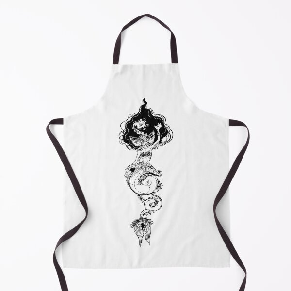 Item preview, Beautiful mermaid girl with evil Angler fish features with light in her hair designed and sold by ExocetMerch.