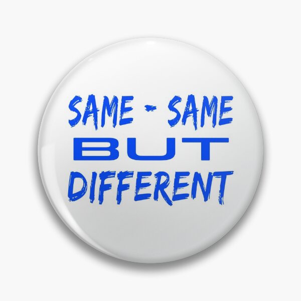 Item preview, Same But Different Blue White designed and sold by Noverda Nawarizka Prabowo.