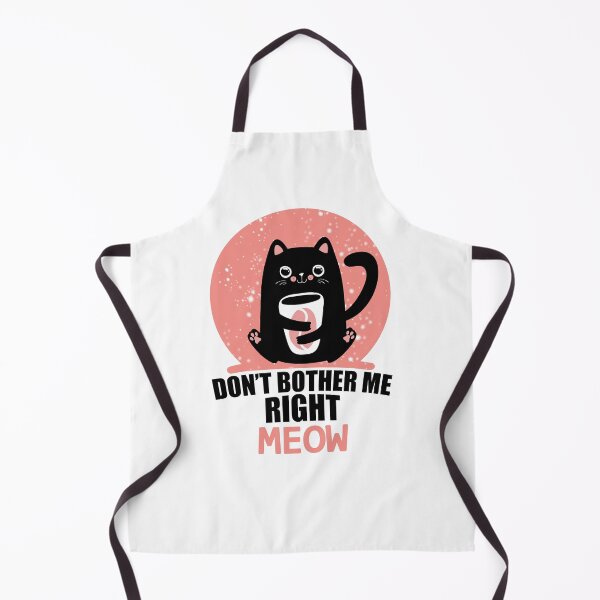 Item preview, Don't Bother Me Right Meow Funny Coffee Cat designed and sold by printrendstore.