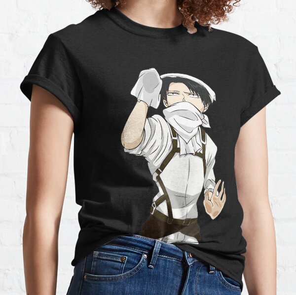 Cleaning Levi - Attack on Titan Classic T-Shirt
