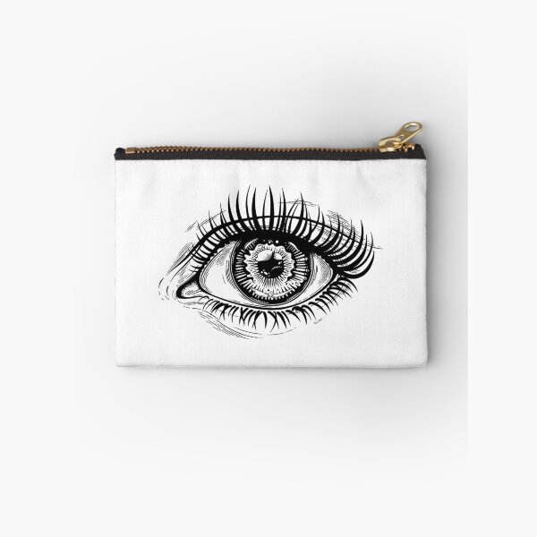 Item preview, Beautiful realistic eye with highly detailed pupil, iris and long dramatic eyelashes designed and sold by ExocetMerch.