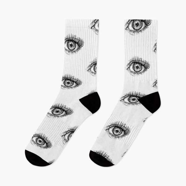Item preview, Beautiful realistic eye with highly detailed pupil, iris and long dramatic eyelashes designed and sold by ExocetMerch.