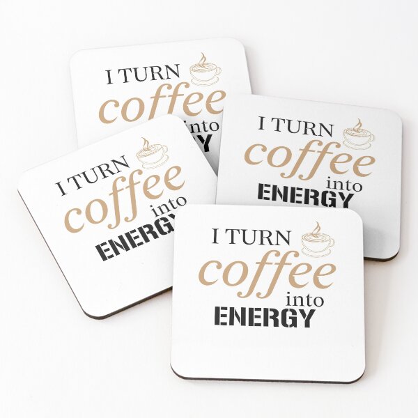 Item preview, I Turn Coffee Into energy T-Shirt designed and sold by LEByasser.