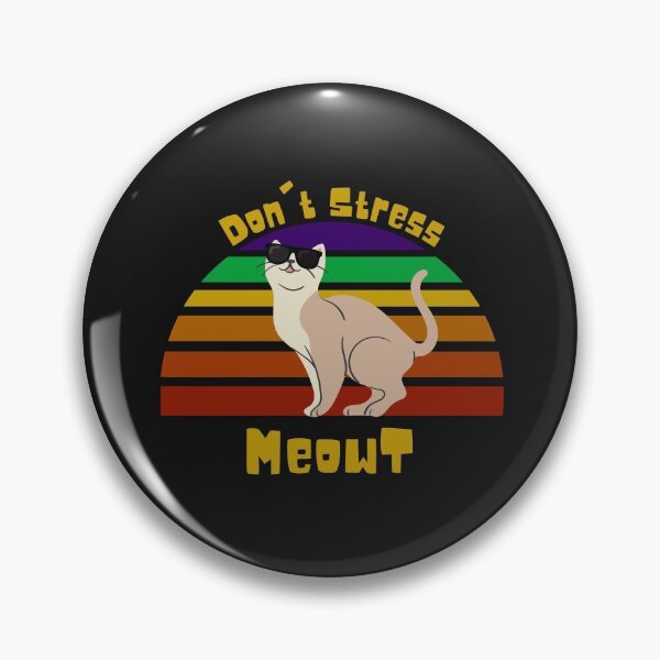 Item preview, Don't Stress MeowT - Cute Cat designed and sold by Paradox Gifts.
