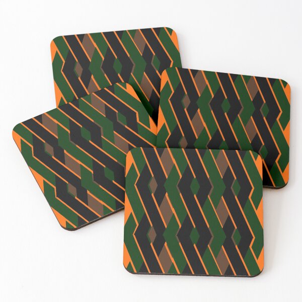 Item preview, Abstract Camo with Orange designed and sold by AFordhamDesigns.