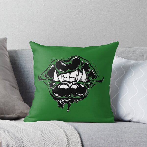 Item preview, Bloody magic vampire demon lips and mouth with fangs designed and sold by ExocetMerch.
