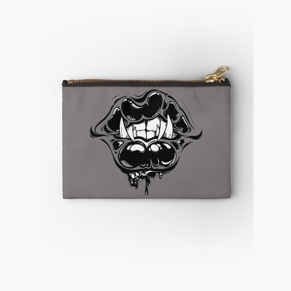 Item preview, Bloody magic vampire demon lips and mouth with fangs designed and sold by ExocetMerch.