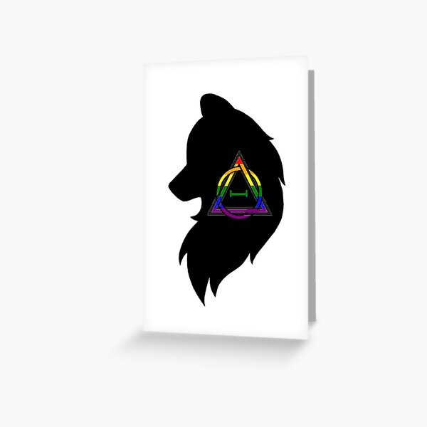 Brown Wolf Therian Pride | Sticker