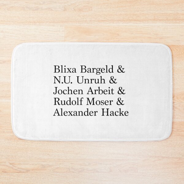 Item preview, Einstürzende Neubauten Members 2020 designed and sold by Artsy-Sydney.