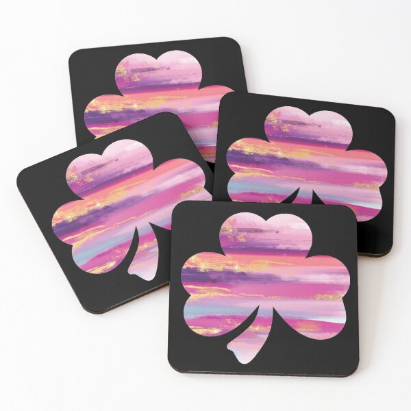 Item preview, Rainbow Sunset Shamrock designed and sold by ScarletCrownArt.