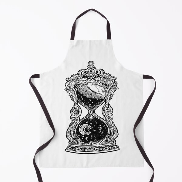 Item preview, Decorative antique hourglass with stars and moon illustration designed and sold by ExocetMerch.