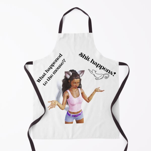 Item preview, Anime Cat Girl Shit Happens Design designed and sold by StormyMuse.