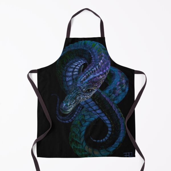 Item preview, Blue Wyrm Dragon coming out of the Darkness designed and sold by sodsworld.