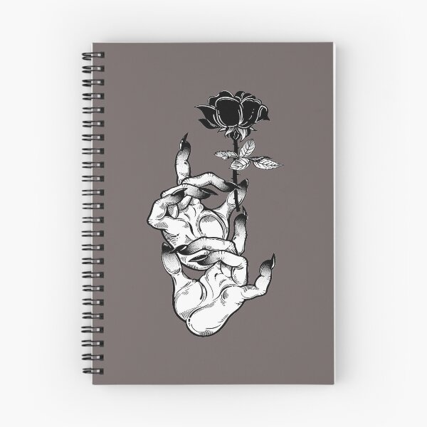 Item preview, Demonic Gothic witch hands with dark long nails and black rose. Witchcraft extravaganza designed and sold by ExocetMerch.
