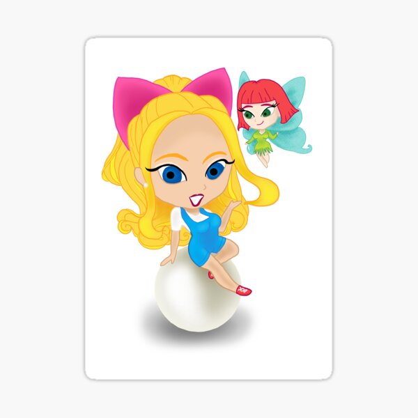Rosie & Rockette: Celestial Pearl Mascots Sticker