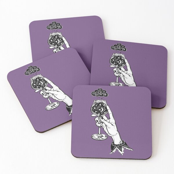 Item preview, Elegant female hand holding a night rain in a cup designed and sold by ExocetMerch.