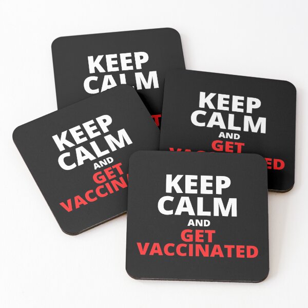 Item preview, KEEP CALM AND GET VACCINATED designed and sold by mind-illusions.