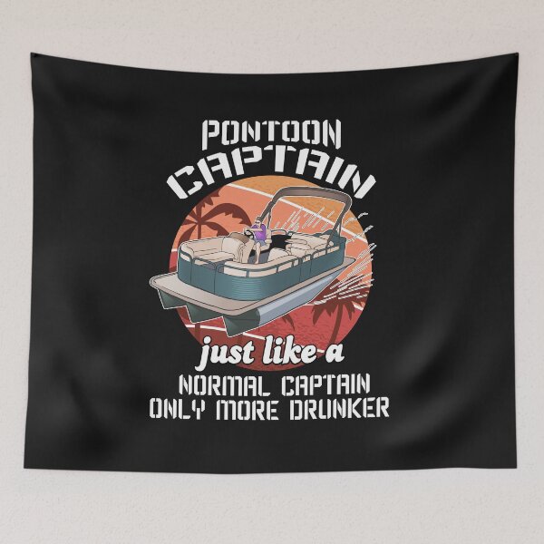 Item preview, Pontoon Captain - Like Regular Captain Only Way More Drunker designed and sold by sunnym79.
