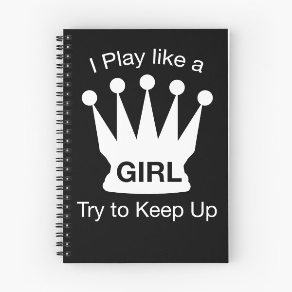 Item preview, Fun I Play Like a Girl Try to Keep Up Cool Chess Design designed and sold by funTTimes.