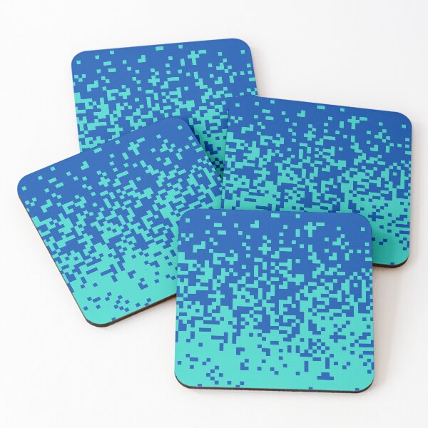 Item preview, Cobalt blue and turquoise color pattern designed and sold by Handstand365.