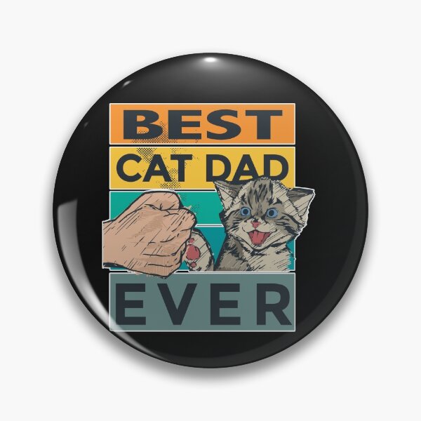 Item preview, Mens Best Cat Dad Ever Bump Cat Lover designed and sold by sunnym79.