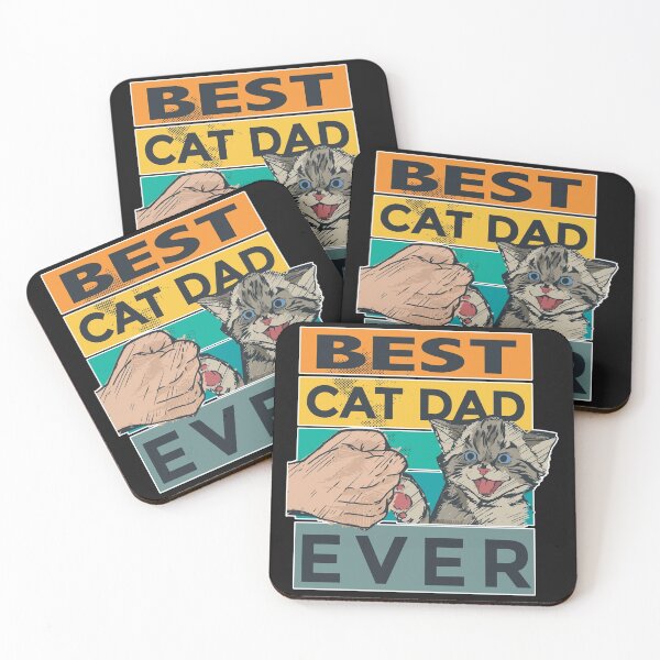 Item preview, Mens Best Cat Dad Ever Bump Cat Lover designed and sold by sunnym79.