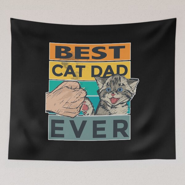 Item preview, Mens Best Cat Dad Ever Bump Cat Lover designed and sold by sunnym79.